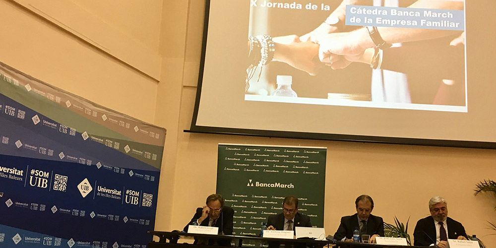 Joan Buades presente en la X Jornada de la Cátedra Banca March de la Empresa Familiar